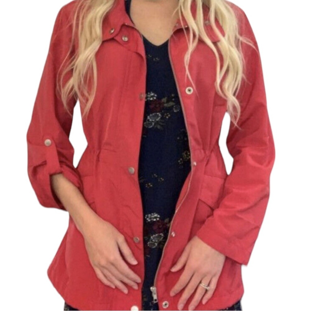 Sanctuary Women’s Red Anorak Utility Jacket